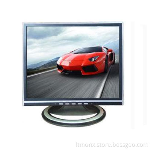 Desktop Car TFT 14" LCD Monitor VGA RoHS With Wall Brackets